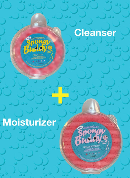 Spongy Buddy Cleanser + Moisturizer Combo Pack – Back Care Essentials